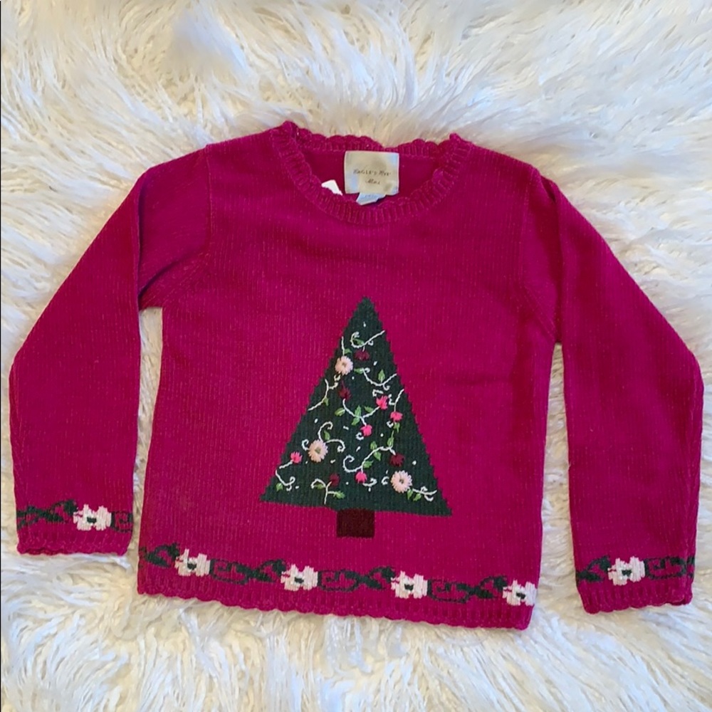 New Eagle’s  Eye toddler girls holiday sweater retail $60